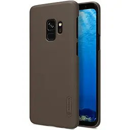 Чохол-накладка Nillkin Super Frosted Shield Samsung Galaxy S9 G960 Brown - мініатюра 7