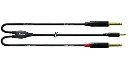Коммутационный кабель Mini Jack— 2хJack 1.5м Cordial CFY 1,5 WPP - мініатюра 1
