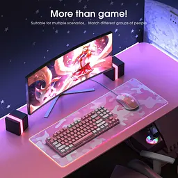 Комп'ютерна мишка Onikuma ігрова C16 з RGB підсвіткою 7200 DPI 8 кнопок дротова для ПК і ноутбука рожева - мініатюра 8
