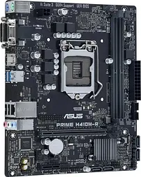 Материнська плата ASUS PRIME H410M-R (H410M-R) (Socket 1200, Intel H410, Micro-ATX) Б/в - мініатюра 2