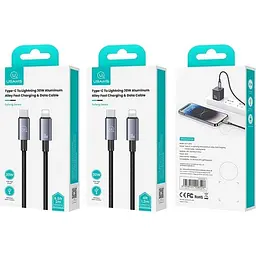 Кабель Usams US-SJ662 USB-C to Lightning 30W 3A 1.2m Tarnish (SJ662USB01) [138986] - мініатюра 7