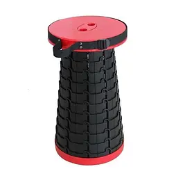 Складаний туристичний стілець 47 см Telescopic stool / Складаний телескопічний стілець для пікніка, риболовлі - мініатюра 2