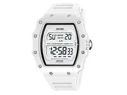 Чоловічий наручний годинник 2296WT White Skmei acs0030041 - мініатюра 2