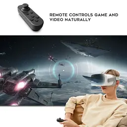 Окуляри VR ВР DESTEK V5 VR з Bluetooth-пультом віртуальної реальності - мініатюра 5