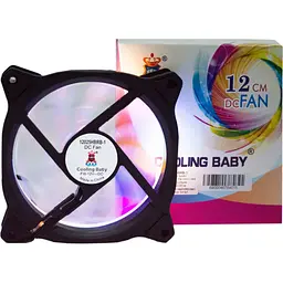 Корпусний вентилятор Cooling Baby Rainbow LED (12025HBRB-1) [167999] - мініатюра 5