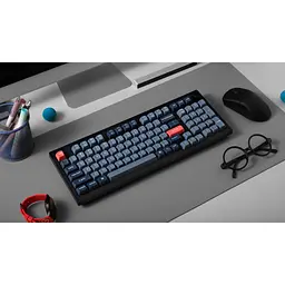 Клавіатура Keychron V5 Max Gateron Jupiter Brown Knob Hot-Swap QMK Wireless/Bluetooth/USB-А UA Black (V5M-D3-UA) - мініатюра 7