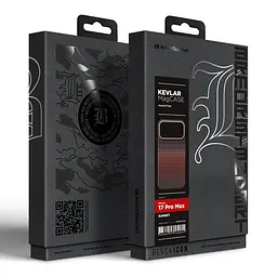Защитный чехол для Apple iPhone 17 Pro Max, BlackIcon Kevlar MagCase, кевларовый, разноцветный, панель, накладка с поддержкой MagSafe, противоударный, защита всего корпуса, усиленные углы, совместим с беспроводной зарядкой, ArmorStandart (ARM90155) - мініатюра 10
