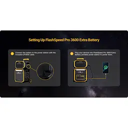 Додаткова батарея Vtoman FlashSpeed Pro 3600 LiFePO4, 2816 Вт/ч (FlashSpeedPro3600 Battery) - мініатюра 11