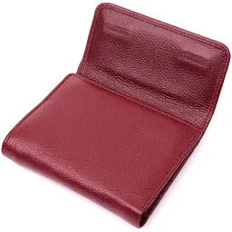 Шкіряний жіночий гаманець з монетницею ST Leather 19492 бордовий - мініатюра 9