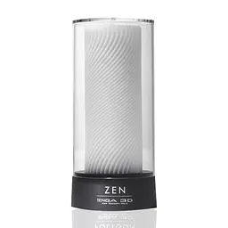 Мастурбатор Tenga 3D Zen, з антибактеріального еластомеру зі сріблом