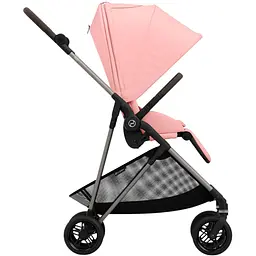 Коляска Cybex Melio Hibiscus Red з бампером рожева (522002655) - мініатюра 4