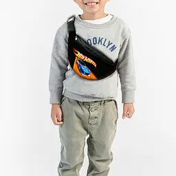 Сумка-бананка дитяча Хот Вілс "Hot Wheels" з принтом, 32х15см, сумка для хлопчика через плече (00156)