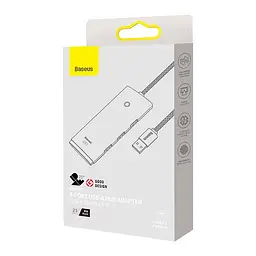 Hub адаптер Baseus Lite Series 4-Port Hub Adapter USB-A to USB 3.0 x 4 25cm - мініатюра 2