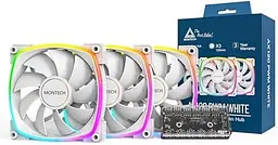 Корпусний вентилятор 120MM AX120(W3I1) MONTECH