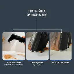 Пилосос миючий Rowenta Clean It Hot & Cold 1150 Вт чорно-золотий (IN7021F0) - мініатюра 8