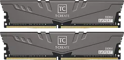 Оперативна пам'ять Team 16GB (2x8GB) DDR4 3200MHz T-Create Expert Gray (TTCED416G3200HC16FDC01)