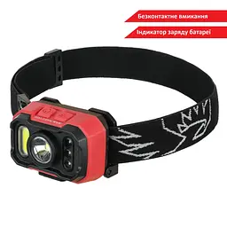 Комплект ліхтарів професійних Falcon Eye (900+500 Lm) White/Red Powerbank Magnet USB-C (FWS0007) - мініатюра 6