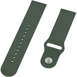 Силіконовий ремінець BeCover для Nokia / Withings Steel / Steel HR Khaki (706284) - мініатюра 2
