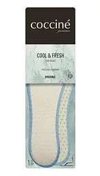 Устілки Coccine Cool &amp; Fresh - текстильні вентильовані устілки з латексної піни. Розмір 43