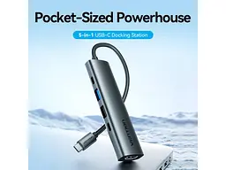 USB-хаб Vention 5in1 (TGLHB) - мініатюра 10