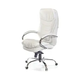 Офисное кресло Аклас Валенсия Soft CH MB Белый (Кожа Lux LC-W) (10076462)