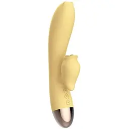 Вібратор-кролик Leten Wonderful Yellow