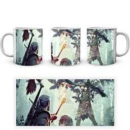 Кухоль GeekLand The Witcher Відьмак TW 002.024 330 мл білий - мініатюра 4
