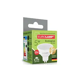 Лампочка Eurolamp LED SMD MR16 5W GU5.3 4000K 12V (LED-SMD-05534(12)(P)) - мініатюра 3
