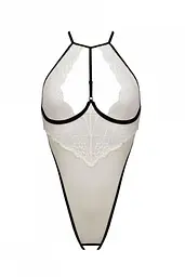 Боді з доступом Passion CHIKA BODY XXL/XXXL, cream - мініатюра 3