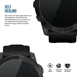 Плівка захисна Armorstandart Matte hydrogel Garmin Fenix 7X Solar 51mm 6 pcs (ARM92008) - мініатюра 3