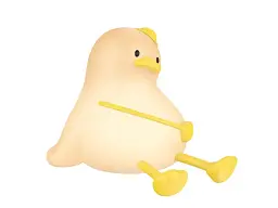 Нічник-світильник Hoco HX16 Silicone lamp Duck (6942007672757) - мініатюра 4