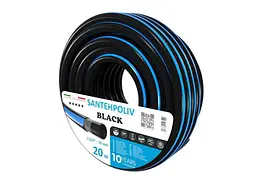 Шланг для поливу SANTEHPOLIV 3/4 20м BLACK (бухта) ПВХ