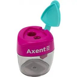 Точилка Axent з контейнером Сolourful асорті (12) 1162