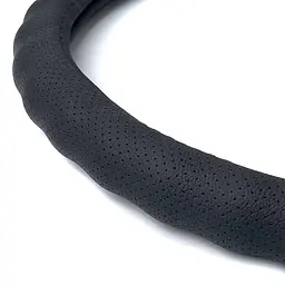 Чохол керма L 39-41 см Об'ємна під пальці 1 шов Шкіра Чорна (CK 004BK) - мініатюра 4