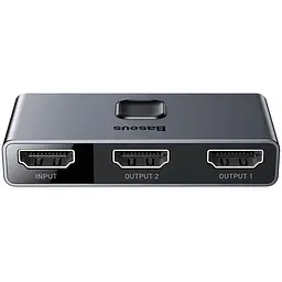 Спліттер - відео перехідник - хаб - Baseus Matrix HDMI Splitter (2in1or 1in2) (CAHub-BC0G)