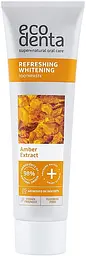 Зубна паста Ecodenta Refreshing Whitening відбілювальна з екстрактом бурштину 100 мл - мініатюра 2
