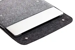 Чохол для ноутбука Gmakin для Macbook Pro 15 Black/Grey (GM05-15) - мініатюра 2