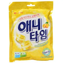 Льодяники Anytime Лимон-м'ята без цукру Lotte 60г