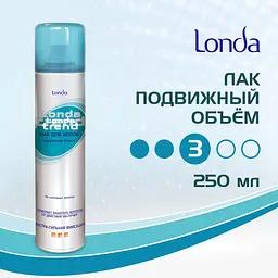 Лак для волосся Londa Professional Trend Рухомий об `єм Екстрасильна фіксація, 250 мл - мініатюра 3
