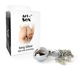 Прикраса на тіло Art of Sex - Long Wear з металевою анальною пробкою М Art of Sex SO8674 96191