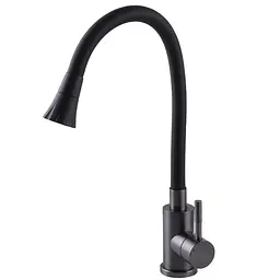 Змішувач для кухні Globus Lux Alpen SBT1-203SA-GP-B01 Графіт