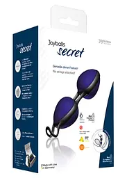 Вагінальні кульки Joydivision Joyballs Secret, 11.4 см, синій - мініатюра 2