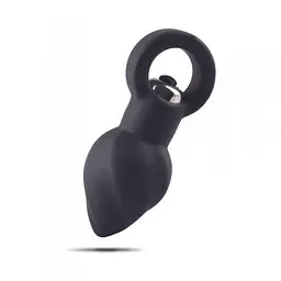 Анальна пробка Toyz4lovers Anale Vibrante Helix, 8 см (чорний) - мініатюра 3