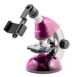 Мікроскоп Sigeta MIXI 40x-640x PURPLE (з адаптером для смартфона) - мініатюра 4