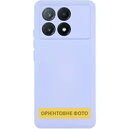 Чохол TPU GETMAN Liquid Silk Full Camera для Motorola Moto G15 4G / G15 Power / G17 / G17 Power Бузковий / Light purple