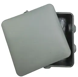 Коробка розподільна Р13 без клем 100х100х50мм Premium Gray