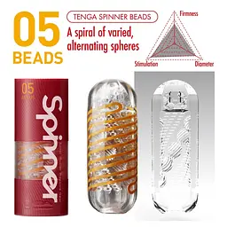 Мастурбатор Tenga Spinner Beads коричневий - мініатюра 8