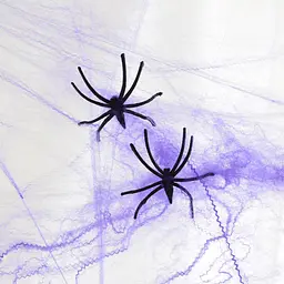 Павутина Yes! Fun Halloween з двома павучками, 20 г, фіолетова (973674) - мініатюра 2