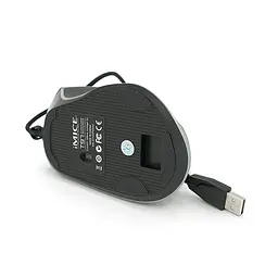 Миша провідна iMICE T97, 7 кнопок, 1000/1600/2400/3200/4800/7200 DPI, Led Lighting, 1,3м, Windows XP/Vista/Win7/8/10 Mac OS X, Black, COLOR BOX, Q40 - мініатюра 4