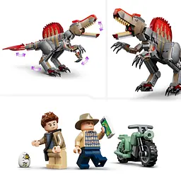 Конструктор LEGO Jurassic World Втеча спинозавра 820 ел. (77982) - мініатюра 7